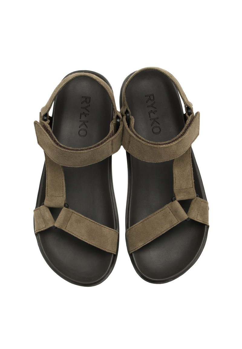 Herren Sandalen | RYŁKO IDXS50 Riemensandalette olive/oliv - SQ09247 Herren Sandalen | RYŁKO IDXS50 Riemensandalette olive/oliv - SQ09247