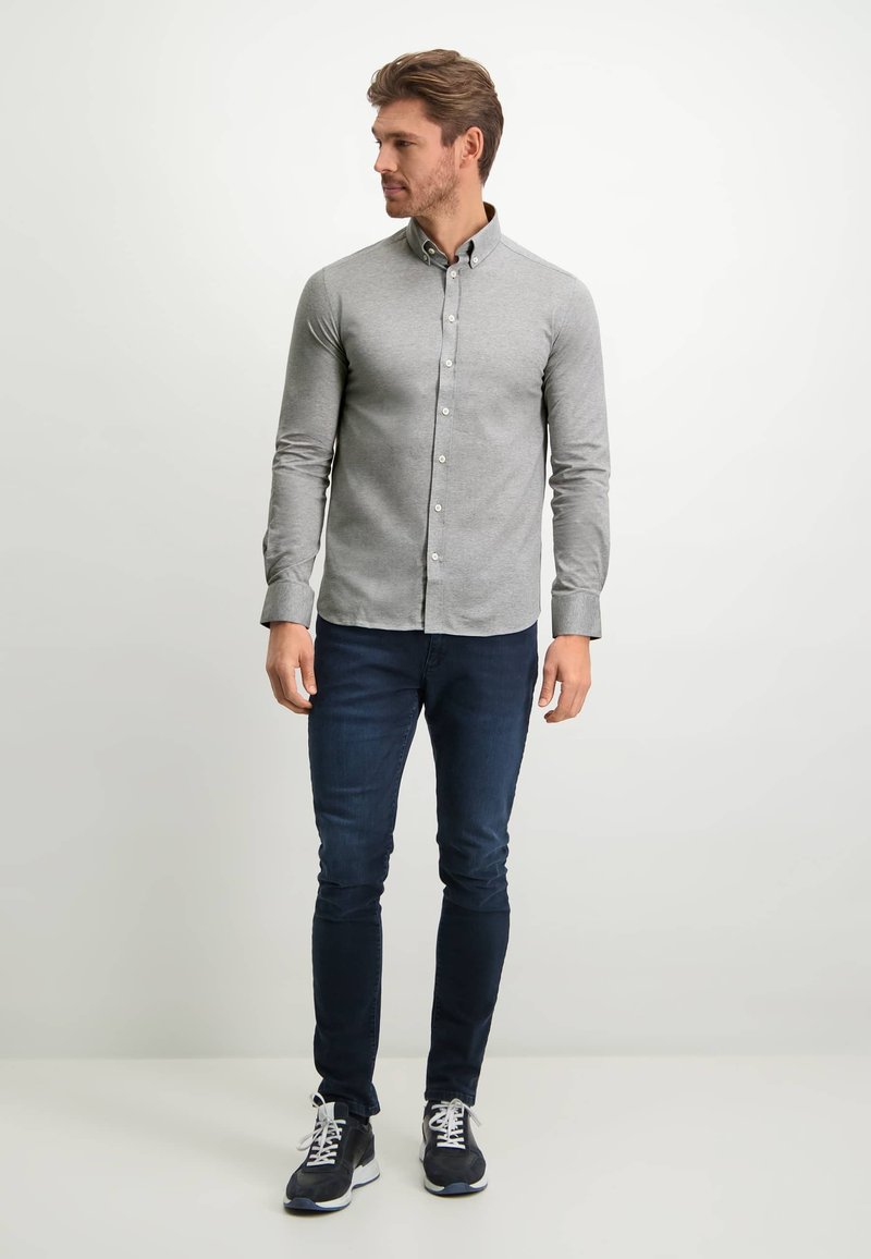 Herren Freizeithemden | State of Art JERSEY Hemd silver grey/white/grau - EU43416 Herren Freizeithemden | State of Art JERSEY Hemd silver grey/white/grau - EU43416