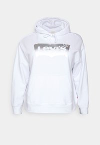 GRAPHIC HOODIE RAINBOW GRADIENT - Camisola - white