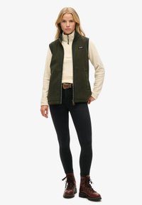 Superdry & Co POLAR HALF ZIP - Fleecetrøjer - oatmeal beige