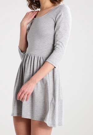 Jerseykleid - mottled light grey