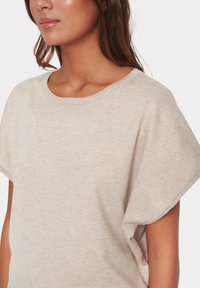 Saint Tropez MILASZ R-N SS - Jednoduché tričko - doeskin melange