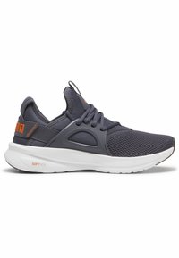Puma ENZO EVOLVE - Zapatillas running asfalto - galactic gray rickie orange gum