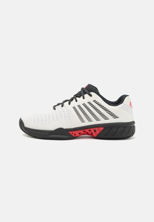 K-SWISS EXPRESS LIGHT 3 HB - Chaussures de tennis pour terre-battueerre battue - white/limo red