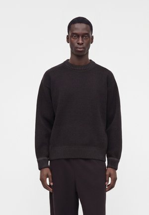 Rains, SOWA CREW NECK UNISEX - Πουλόβερ - bark/black