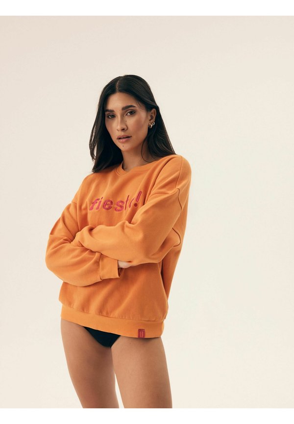 Sweatshirt - orange