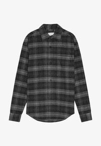 Vald, dark grey check