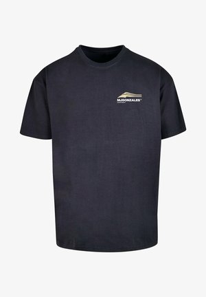 MJ Gonzales, WAVE X HEAVY - T-shirt con stampa - navy