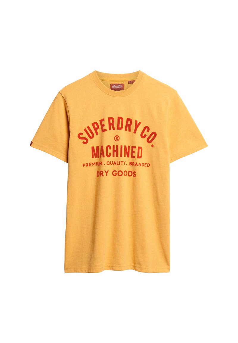 Superdry & Co T-shirt print geel Superdry & Co T-shirt print geel