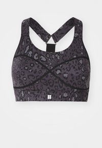 POWER MEDIUM SUPPORT BRA - Sportski grudnjak sa srednje jakom potporom - black