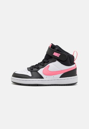 COURT BOROUGH MID 2 UNISEX - High-top trainers - black/sunset pulse/white