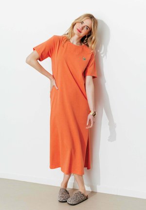 Robe en jersey - orange