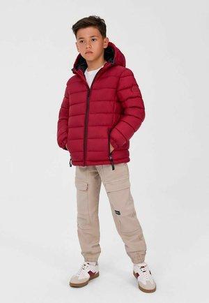 MINOTI, HOODED WITH ZIP POCKETS - WINTER JACKET - Veste d'hiver - red