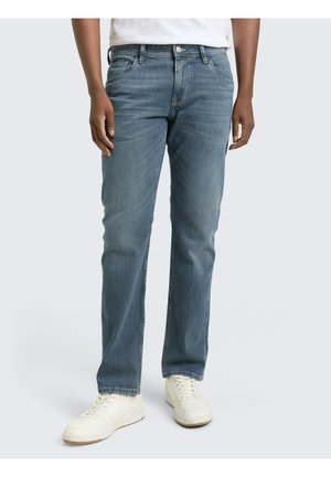AEDAN - Straight leg jeans - mid stone blue grey denim