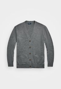 WOOL LONG CARDIGAN - Kardigan - heather grey