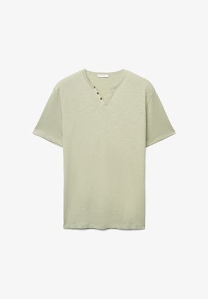 Calliope, T-SHIRT TINTA UNITA - T-shirt basic - salvia