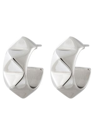 EDBLAD PEAK RIVET CREOLES HOOPS - Oorbellen - steel
