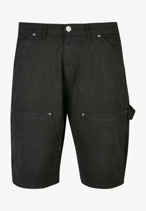 Urban Classics DOUBLE KNEE CARPENTER - Shorts - black