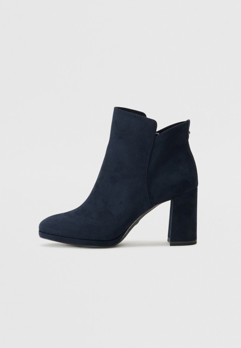 Tamaris High heeled ankle boots - navy