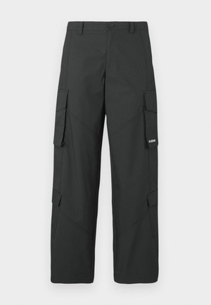 TROUSERS - Oldalzsebes nadrágok - black