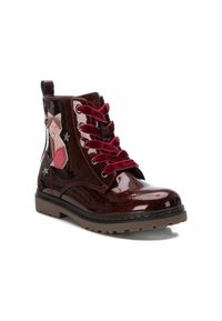 XTI Botines con cordones - burgundy