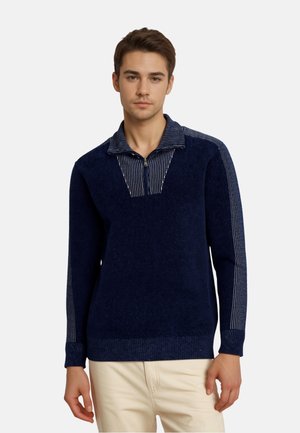 TROYER - Strickpullover - dunkelblau