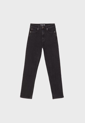 Stradivarius, MOM-FIT - Jeans Slim Fit - black denim