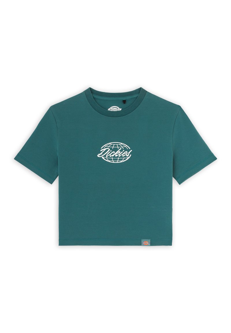 Dickies T-shirt print wintergroen