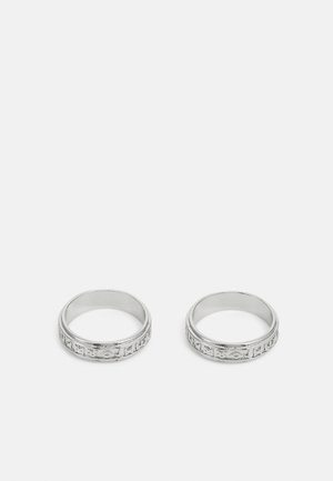 Jack & Jones JACROY UNISEX 2 PACK - Prsten - silver-coloured