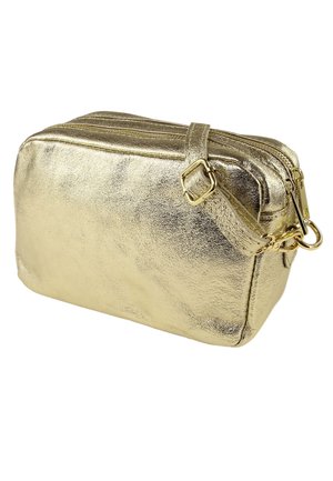 DrachenLeder Cross body bag - goldfarben