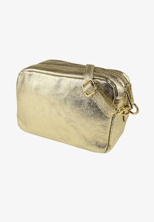 DrachenLeder Cross body bag - goldfarben