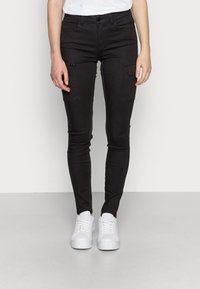 Noisy May NMLUCY UTILITY PANTS - Auduma bikses - black