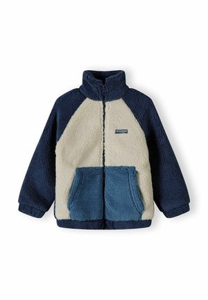 LONG SLEEVE BORG ZIP THROUGH  - Fleecetakki - navy cream