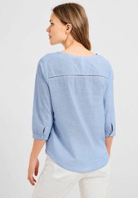 Cecil CHAMBRÉE V-NECK - Camicetta - blau