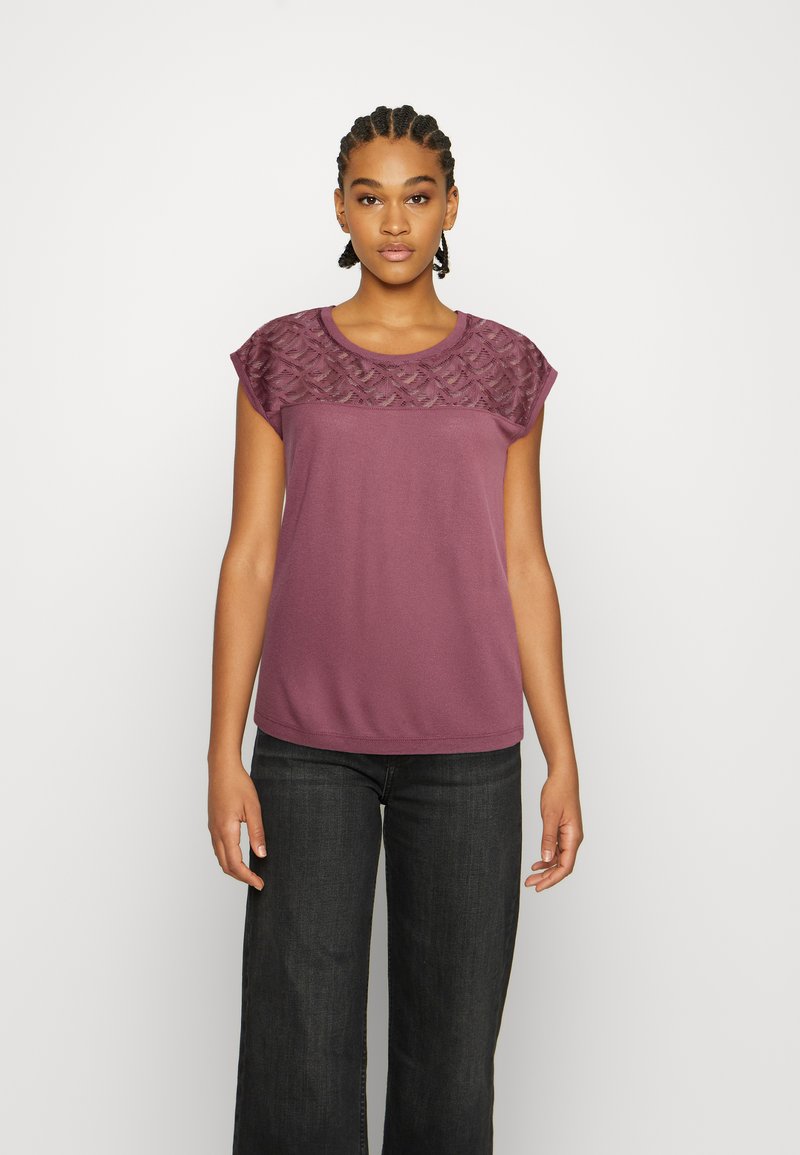 ONLY ONLNICOLE LIFE MIX - Camiseta básica - rose brown