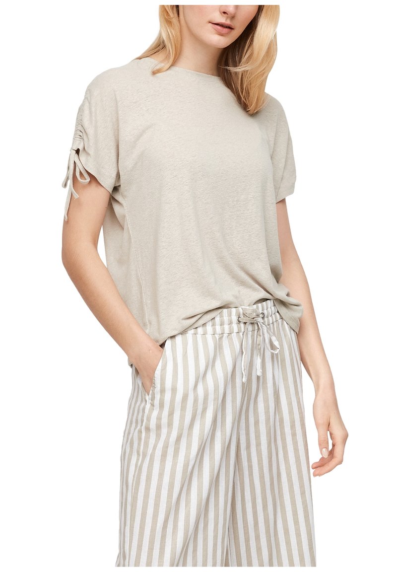 Damen T-Shirts | QS by s.Oliver T-Shirt basic beige/sand - NK19866 Damen T-Shirts | QS by s.Oliver T-Shirt basic beige/sand - NK19866