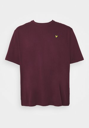 PLUS PLAIN - T-shirt - bas - burgundy