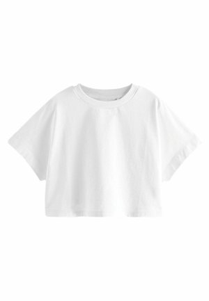 BOXY - REGULAR FIT - Lihtne T-särk - white