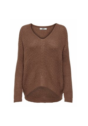 JDY JDYNEW MEGAN  PULLOVER - Strickpullover - russet