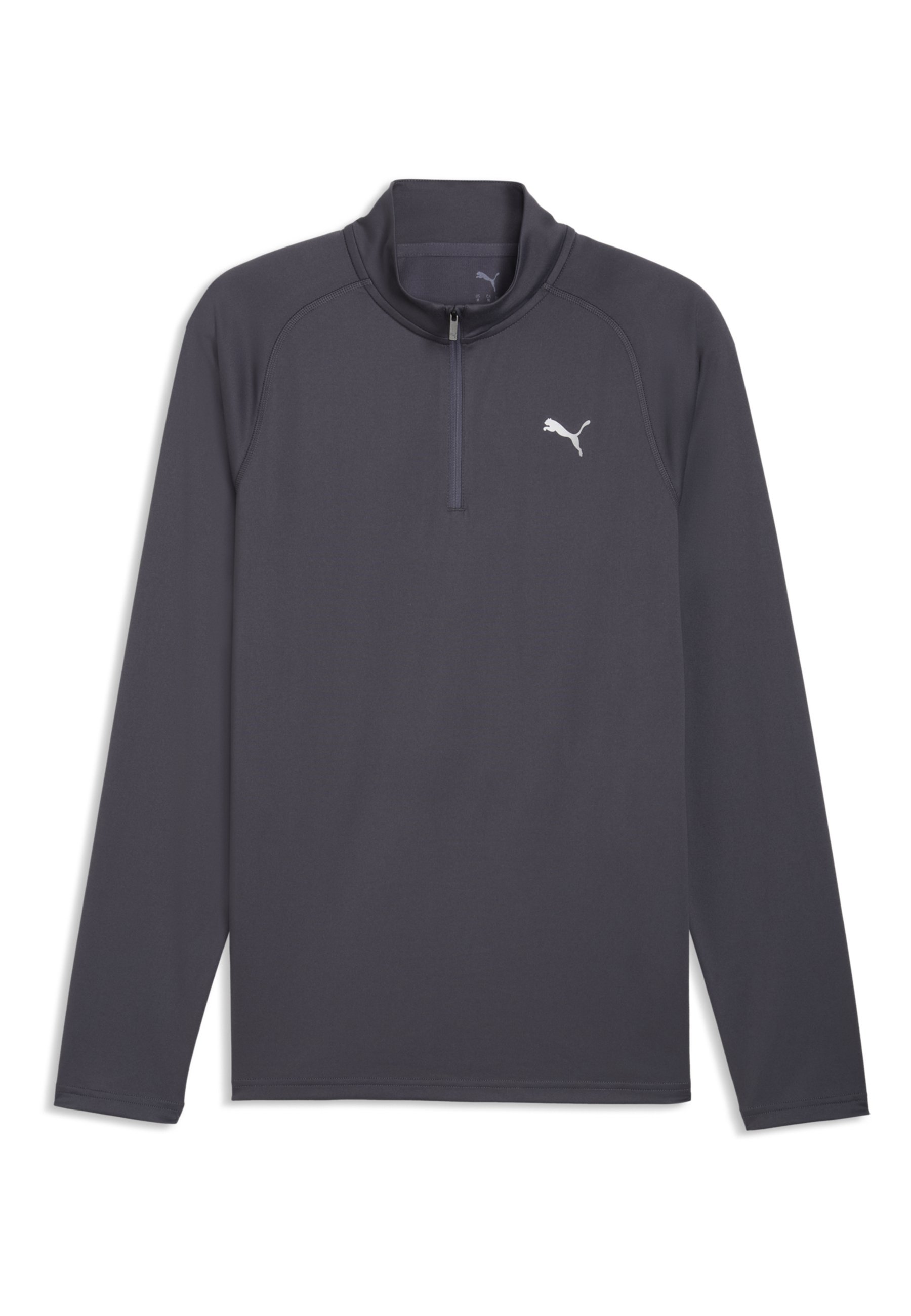 Puma M PWRTRAIN MIX 1/4 ZIP - Top s dlouhým rukávem - galactic gray