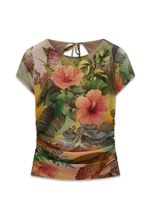 Guess, BEDRUCKTES TOP - Blouse - blumenmuster