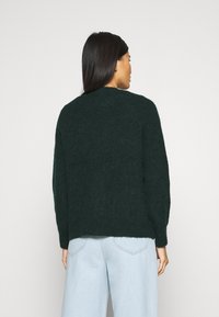 Selected Femme SLFLULU CARDIGAN - Casaco de malha - scarab melange
