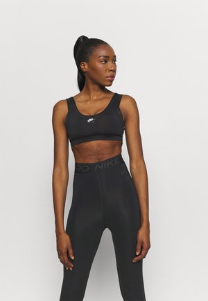 INDY BRA - Sport-BH mit leichter Stützkraft - black/white
