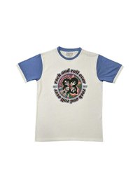 Paradiso Clothing KISS ROCK AND ROLL  - Print T-shirt - white