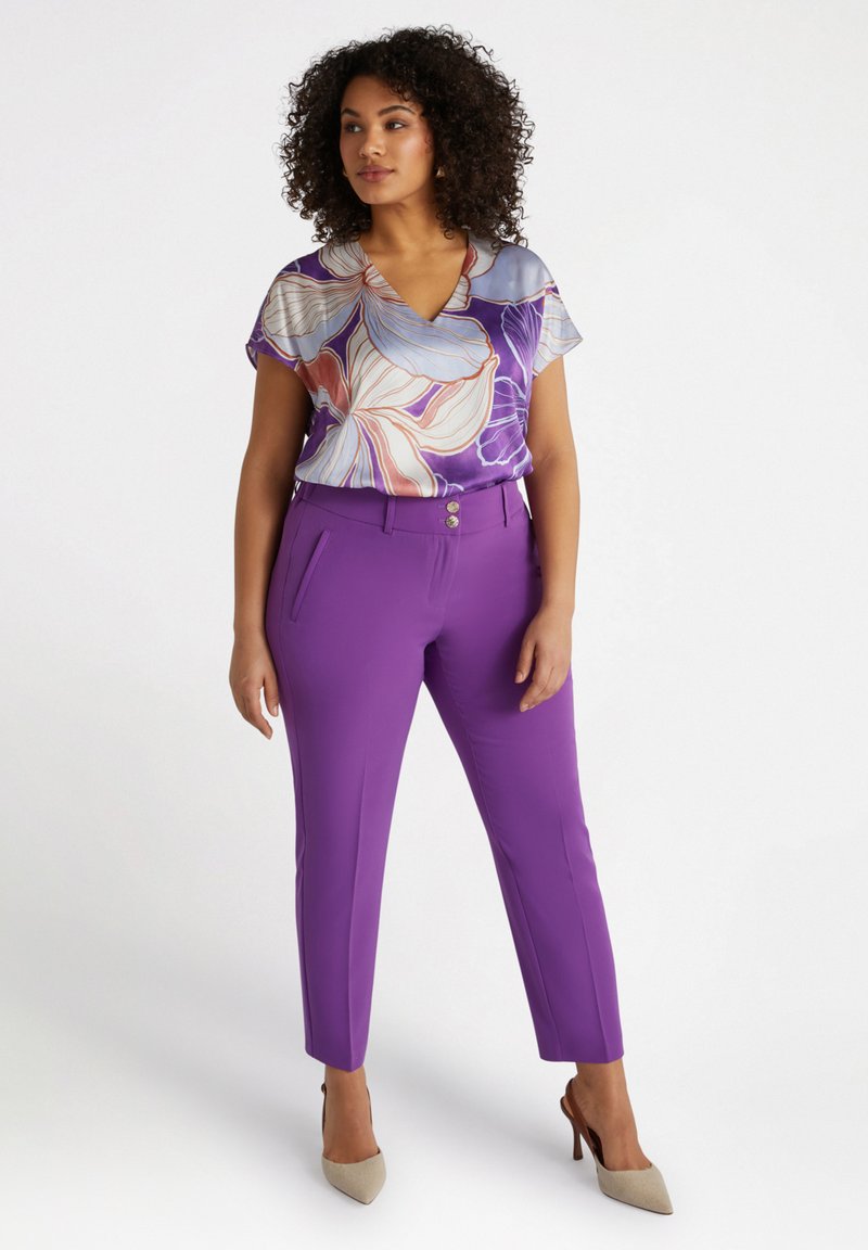 Fiorella Rubino ELEGANTI Pantaloni viola