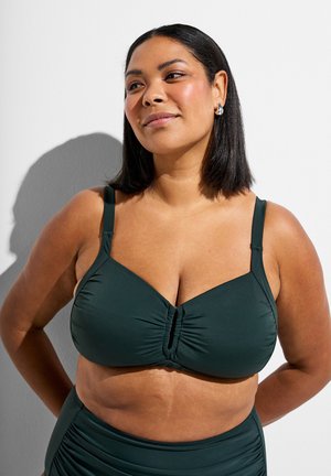 GEPOLSTERTES MIT RINGDETAIL - Bikinitop - scarab