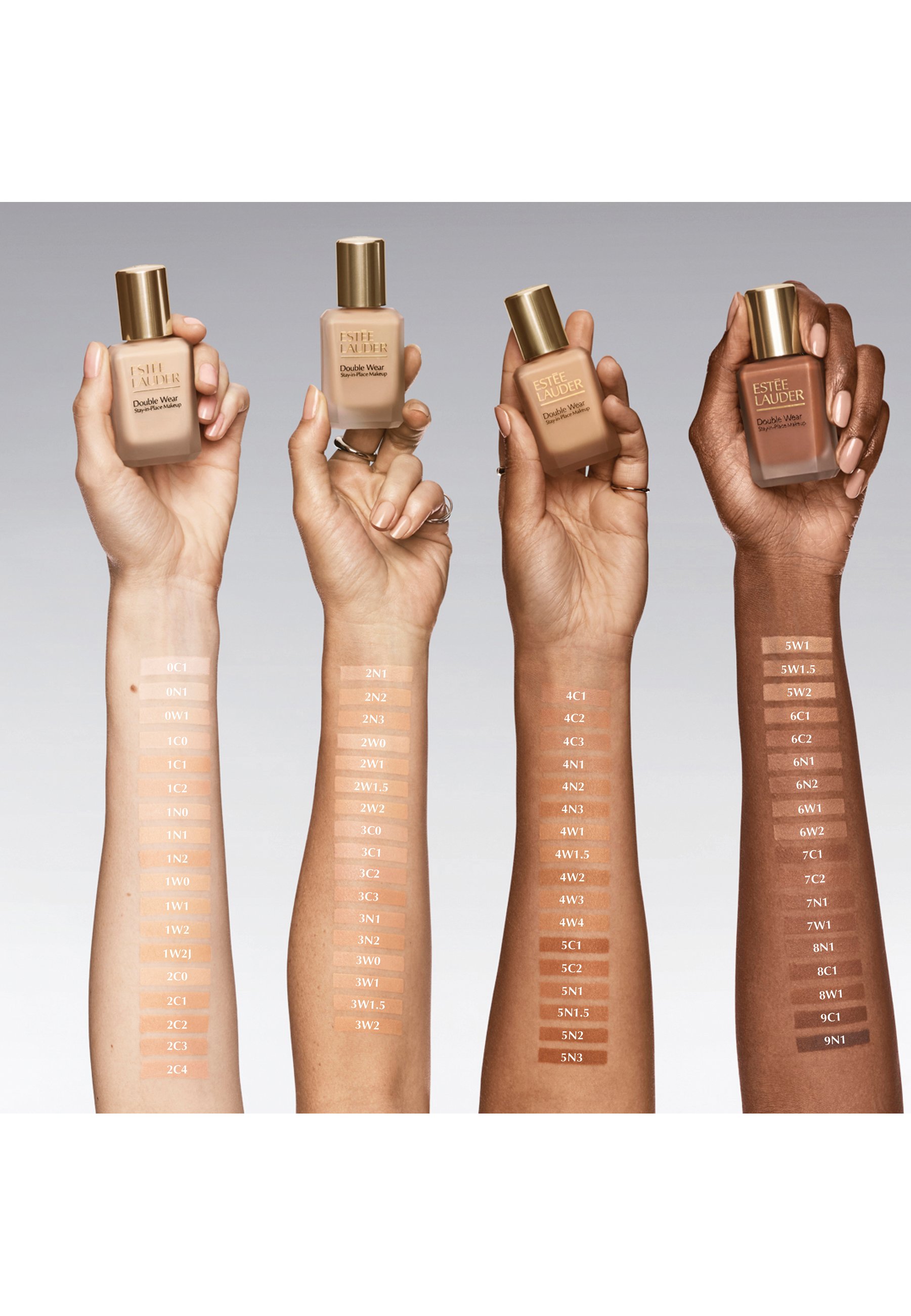 ESTÉE LAUDER DOUBLE WEAR STAY IN PLACE MAKEUP - Foundation - 1c0