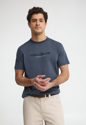Polo Club ESTABLISHED MINIMAL TITLE - T-Shirt print - denim blue