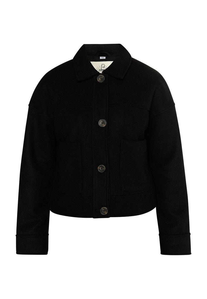 dreimaster Lichte jas zwart