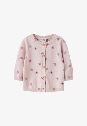 Name it, NBFKIKKI LS KNIT CARD BOX - Kardigan - lotus